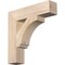 Ekena Millwork Imperial Block Smooth Bracket, Douglas Fir, 3 1/2"W x 16"D x 16"H BKT04X16X16IMP05SDF - alternate 1